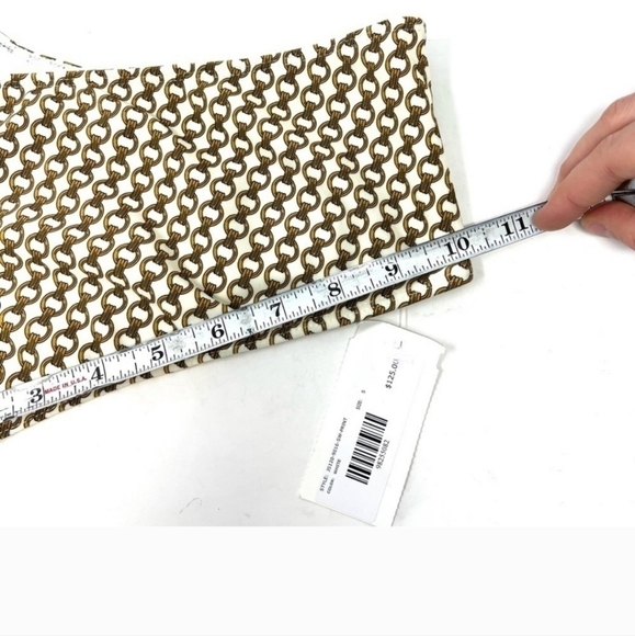 Jonathan Simkhai chain print ring shoulder bikini top small NWT - Picture 7 of 9